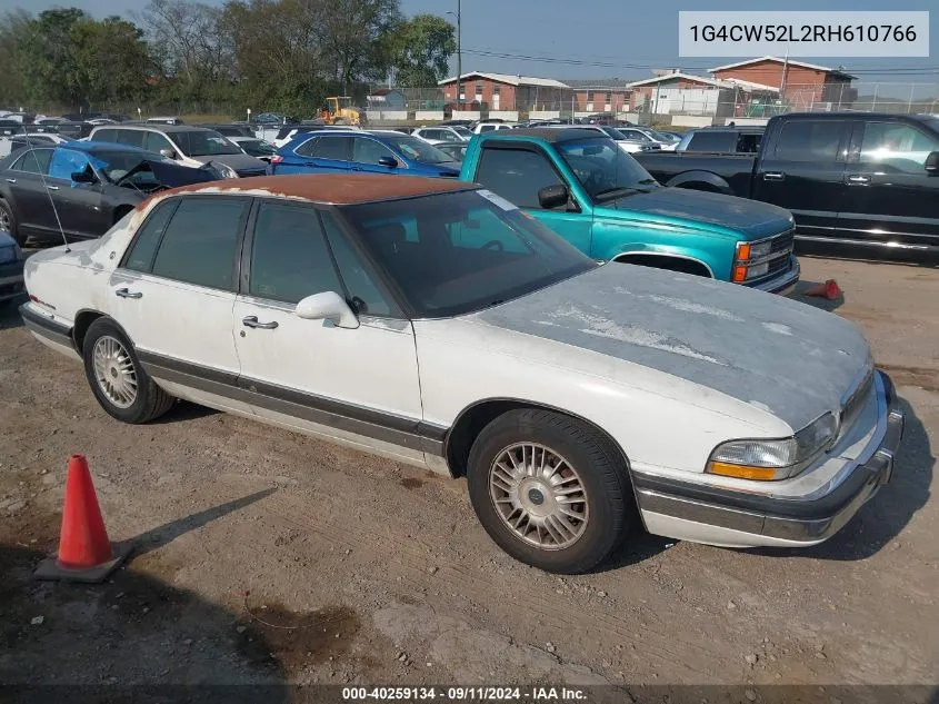 1G4CW52L2RH610766 1994 Buick Park Avenue