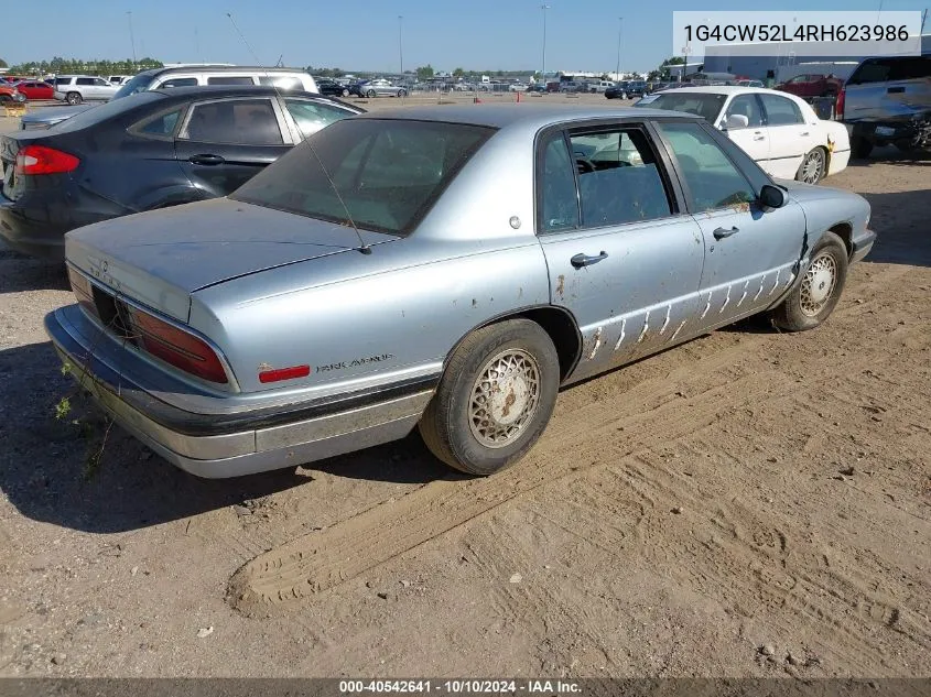 1994 Buick Park Avenue VIN: 1G4CW52L4RH623986 Lot: 40542641