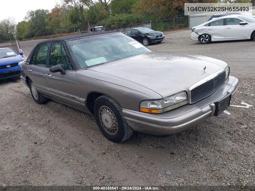 1995 Buick Park Avenue VIN: 1G4CW52K2SH655493 Lot: 40355541