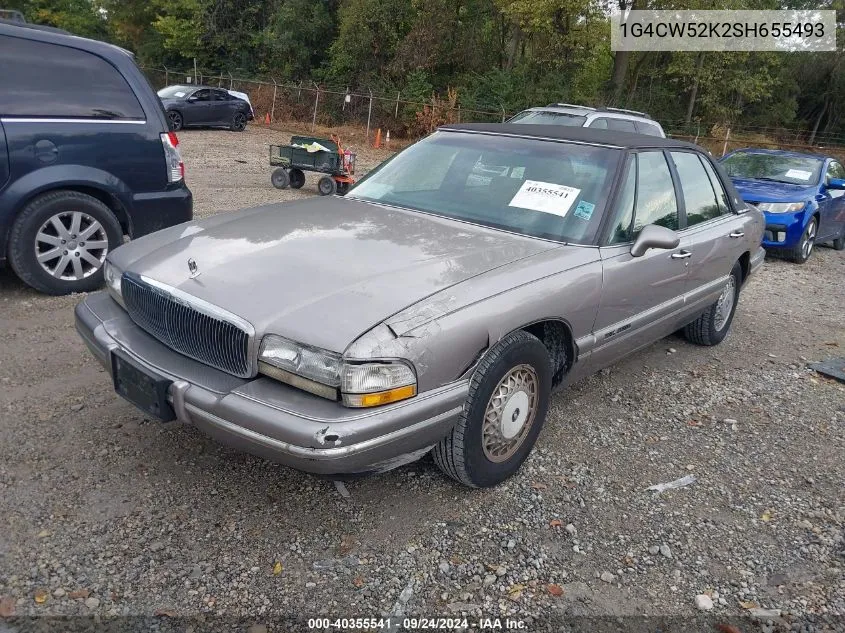 1995 Buick Park Avenue VIN: 1G4CW52K2SH655493 Lot: 40355541