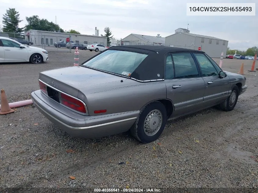 1G4CW52K2SH655493 1995 Buick Park Avenue