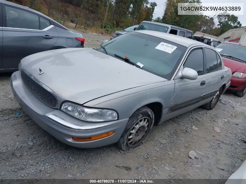 1998 Buick Park Avenue VIN: 1G4CW52K9W4633889 Lot: 40799378