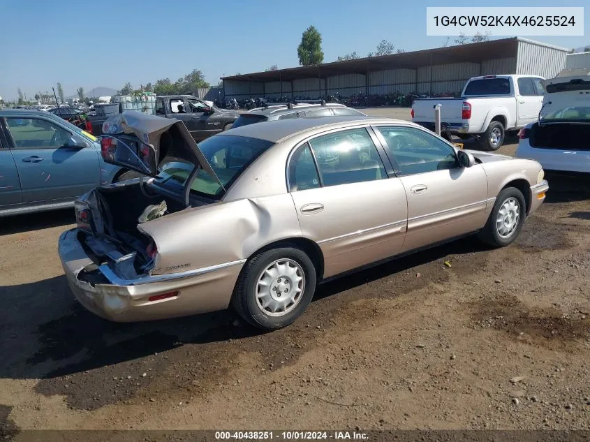 1999 Buick Park Avenue Base Cmi VIN: 1G4CW52K4X4625524 Lot: 40438251