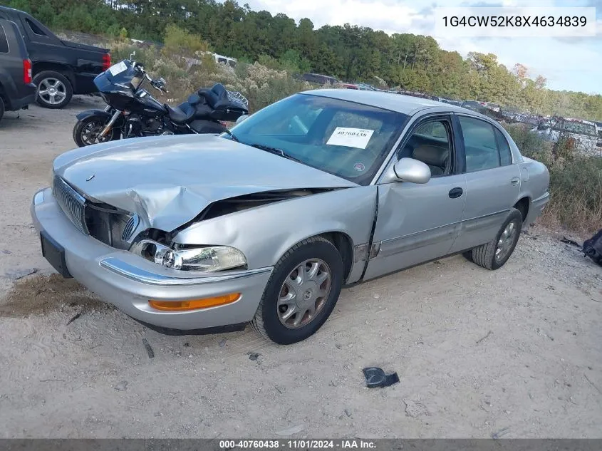 1999 Buick Park Avenue VIN: 1G4CW52K8X4634839 Lot: 40760438