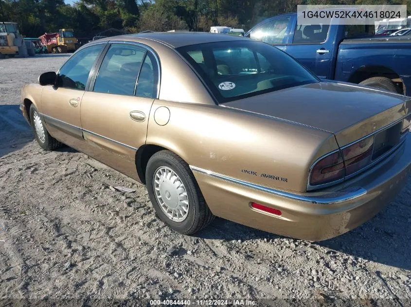 1999 Buick Park Avenue VIN: 1G4CW52K4X4618024 Lot: 40844440