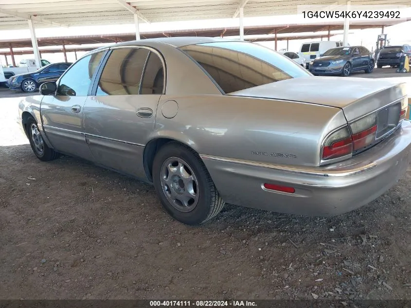 2000 Buick Park Avenue VIN: 1G4CW54K6Y4239492 Lot: 40174111