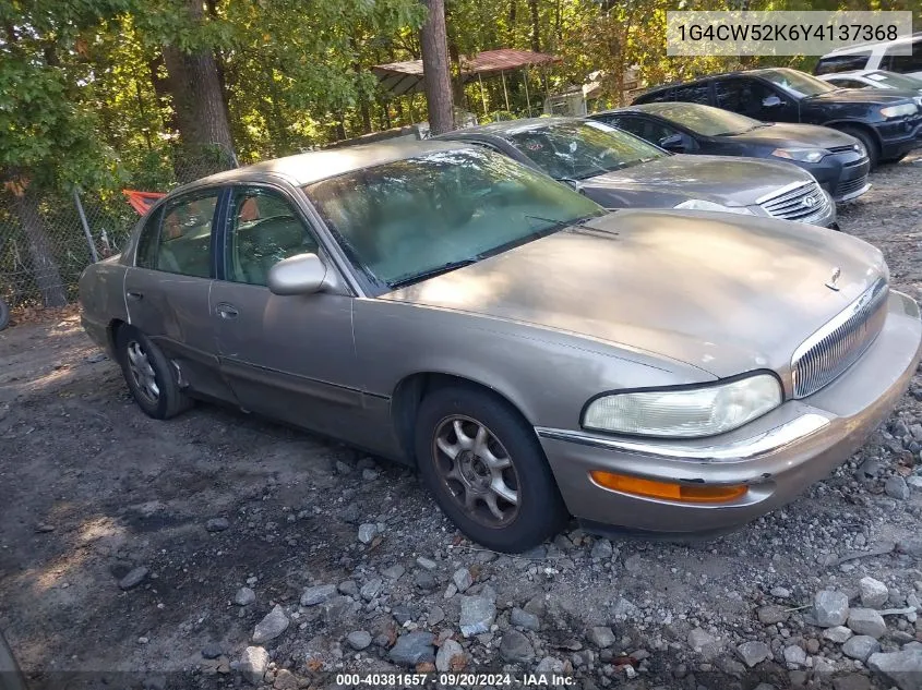 2000 Buick Park Avenue VIN: 1G4CW52K6Y4137368 Lot: 40381657