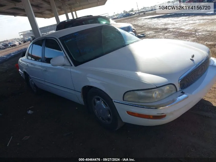 2000 Buick Park Avenue VIN: 1G4CW52K1Y4156720 Lot: 40464476