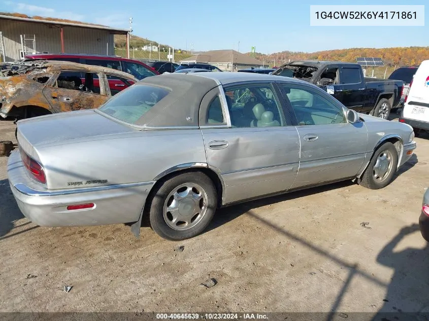 2000 Buick Park Avenue VIN: 1G4CW52K6Y4171861 Lot: 40645639