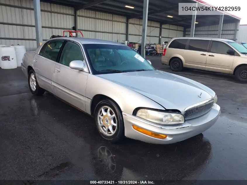 2000 Buick Park Avenue VIN: 1G4CW54K1Y4282959 Lot: 40733421