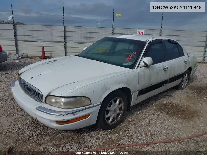 1G4CW52K5Y4120948 2000 Buick Park Avenue