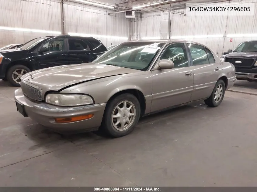 2000 Buick Park Avenue VIN: 1G4CW54K3Y4296605 Lot: 40805984