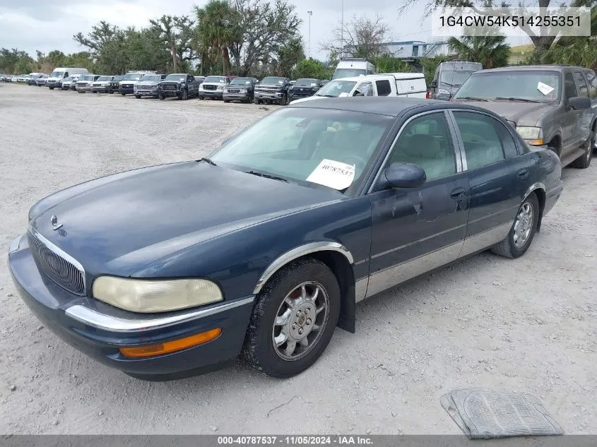 2001 Buick Park Avenue VIN: 1G4CW54K514255351 Lot: 40787537