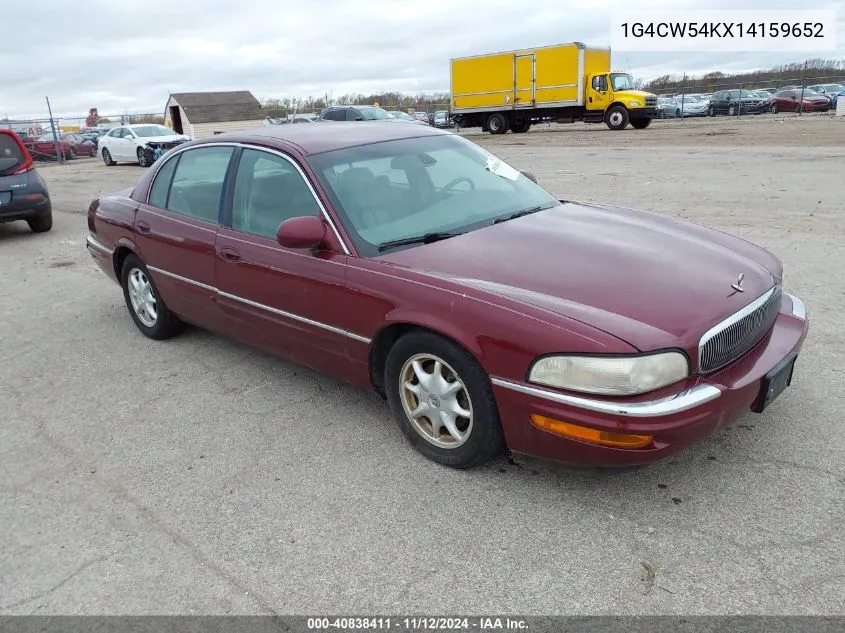 2001 Buick Park Avenue VIN: 1G4CW54KX14159652 Lot: 40838411