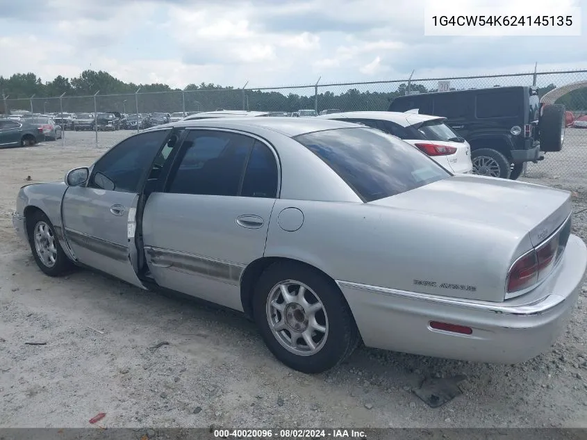 1G4CW54K624145135 2002 Buick Park Avenue