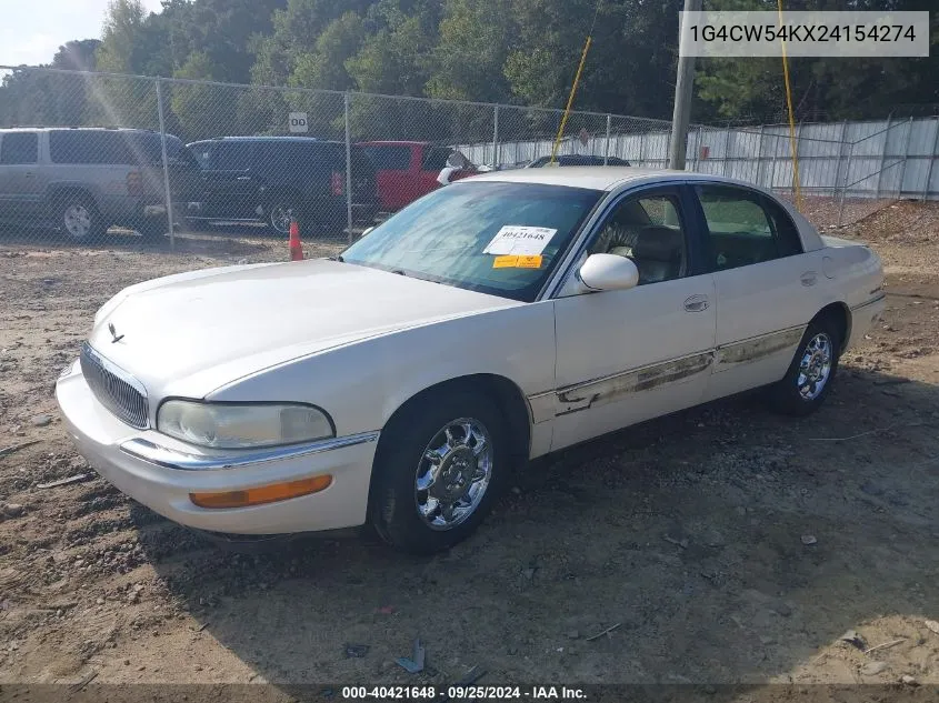 1G4CW54KX24154274 2002 Buick Park Avenue