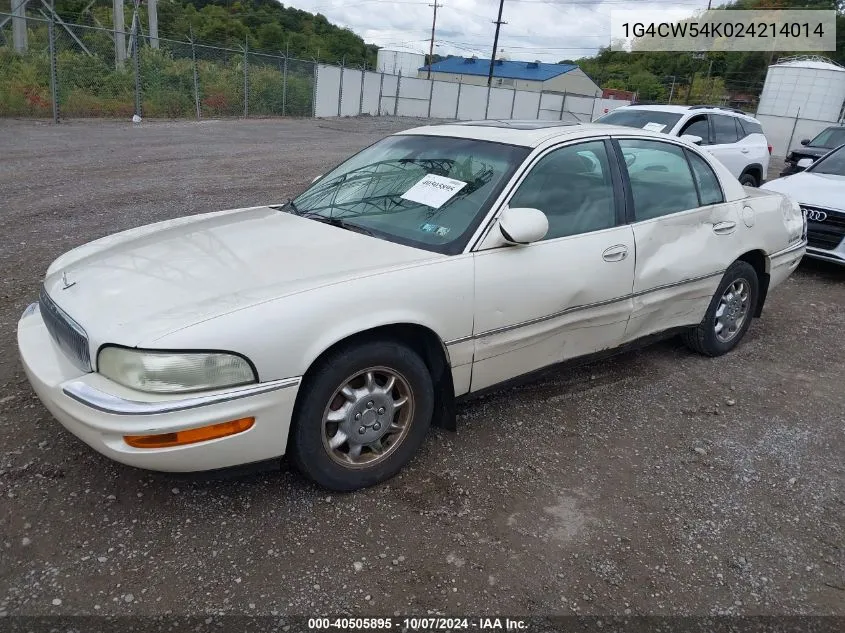 1G4CW54K024214014 2002 Buick Park Avenue