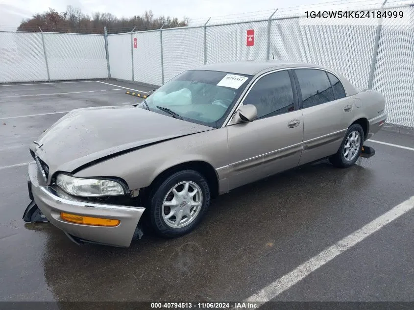 2002 Buick Park Avenue VIN: 1G4CW54K624184999 Lot: 40794513