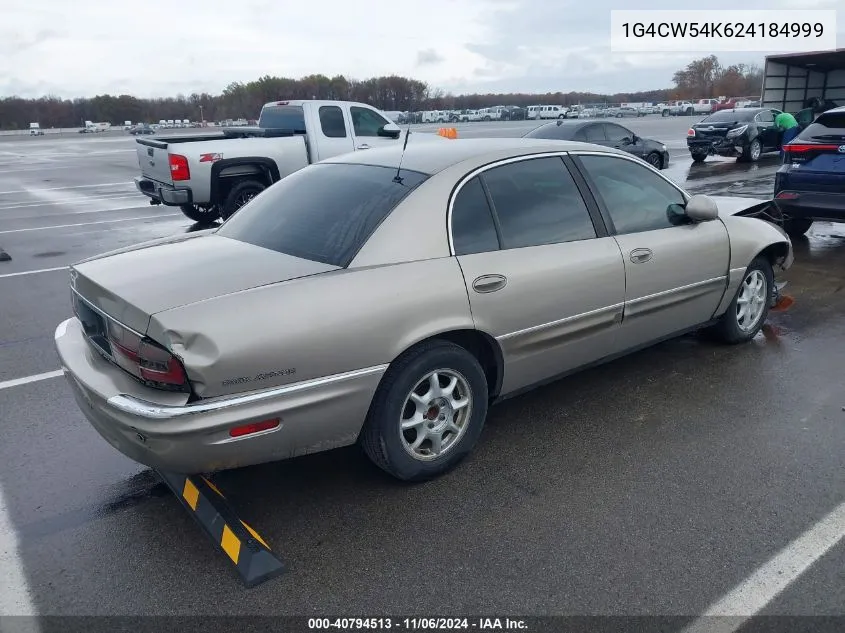 2002 Buick Park Avenue VIN: 1G4CW54K624184999 Lot: 40794513