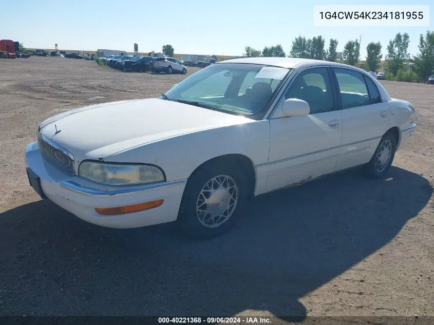 2003 Buick Park Avenue VIN: 1G4CW54K234181955 Lot: 40221368