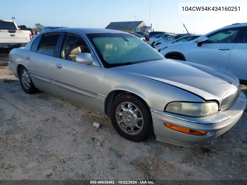 2003 Buick Park Avenue VIN: 1G4CW54K434160251 Lot: 40635492