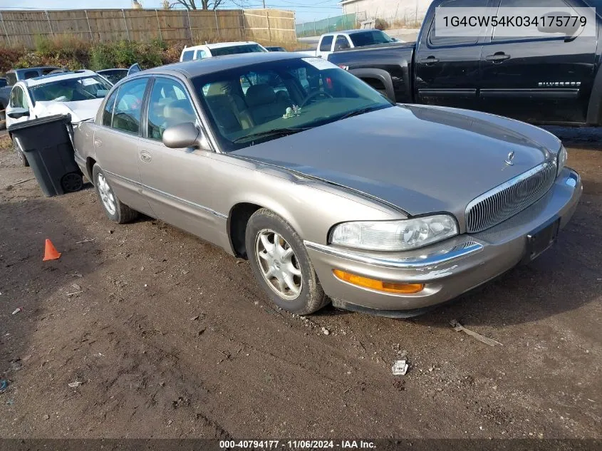 2003 Buick Park Avenue VIN: 1G4CW54K034175779 Lot: 40794177