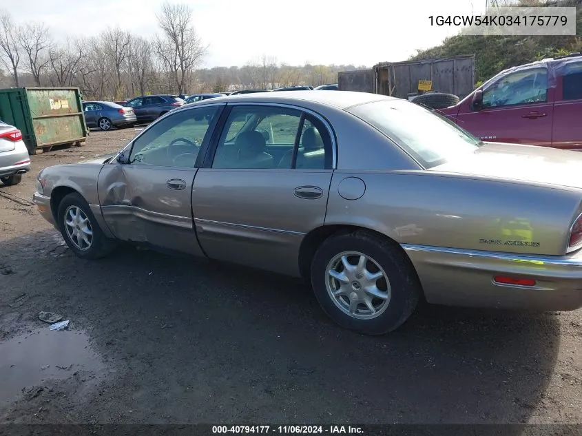 2003 Buick Park Avenue VIN: 1G4CW54K034175779 Lot: 40794177