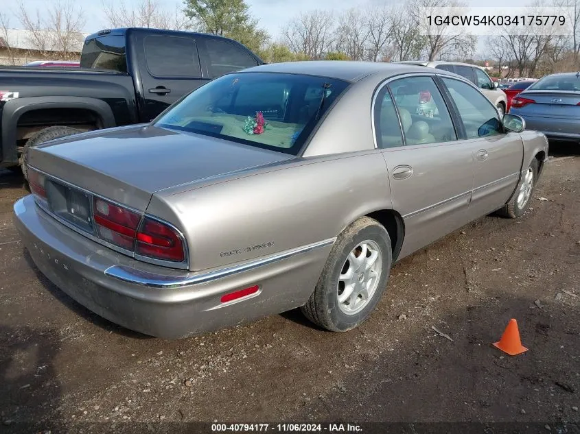 2003 Buick Park Avenue VIN: 1G4CW54K034175779 Lot: 40794177