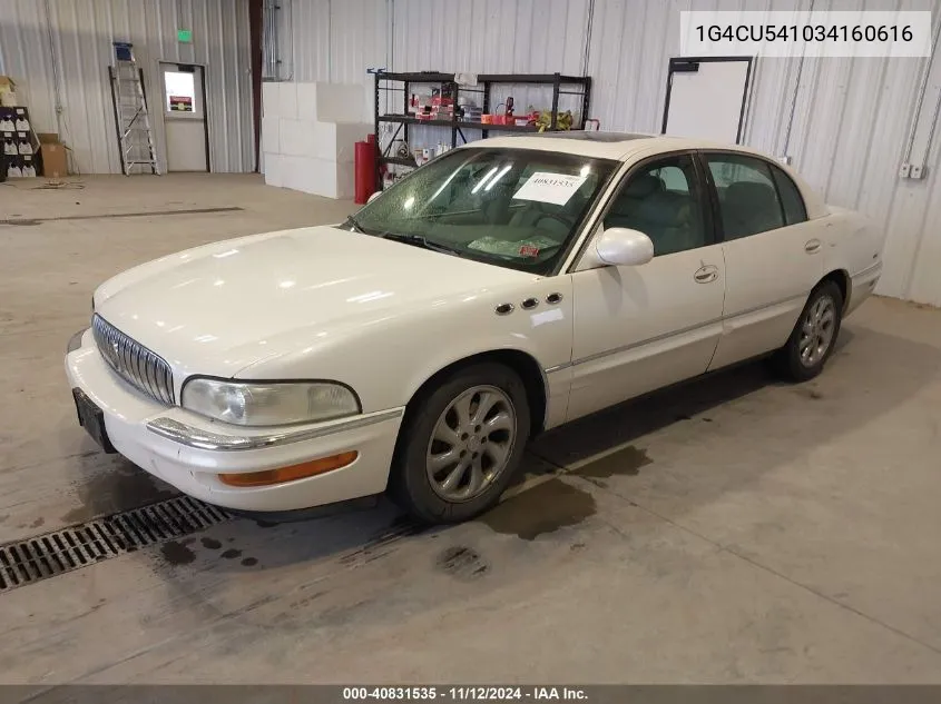 2003 Buick Park Avenue Ultra VIN: 1G4CU541034160616 Lot: 40831535