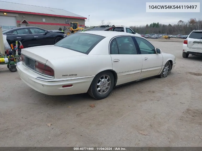 2004 Buick Park Avenue VIN: 1G4CW54K544119497 Lot: 40771900