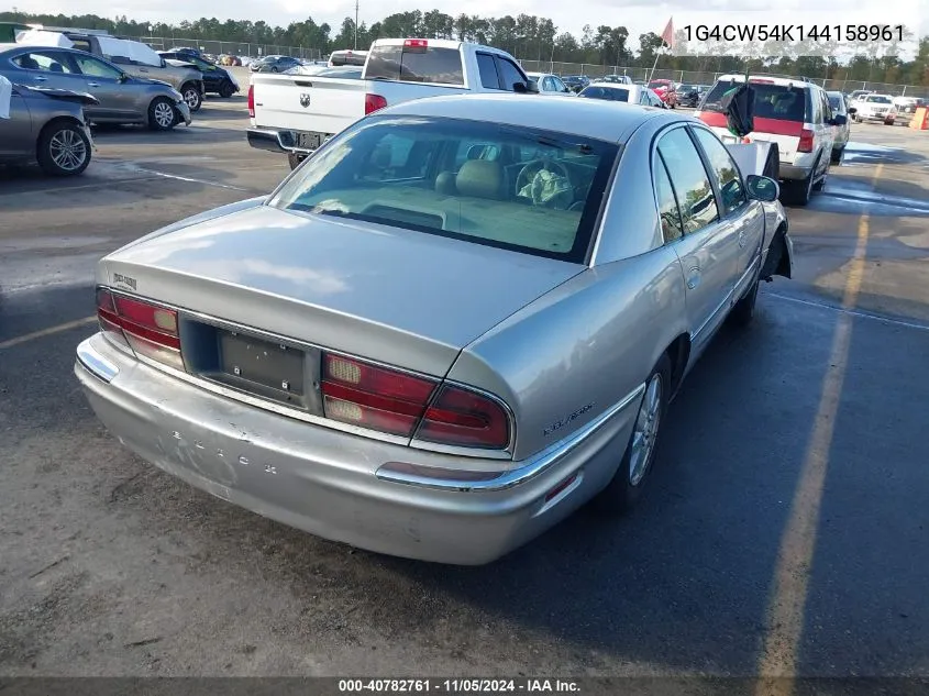 2004 Buick Park Avenue VIN: 1G4CW54K144158961 Lot: 40782761