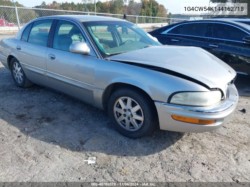 2004 Buick Park Avenue VIN: 1G4CW54K144162718 Lot: 40788878