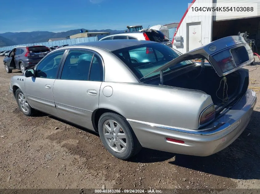 2005 Buick Park Avenue VIN: 1G4CW54K554103088 Lot: 40383286