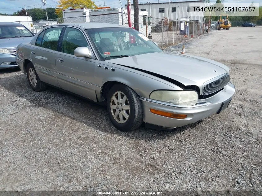 2005 Buick Park Avenue VIN: 1G4CW54K554107657 Lot: 40458491