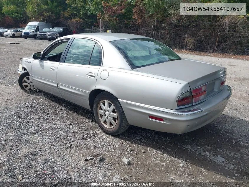 2005 Buick Park Avenue VIN: 1G4CW54K554107657 Lot: 40458491