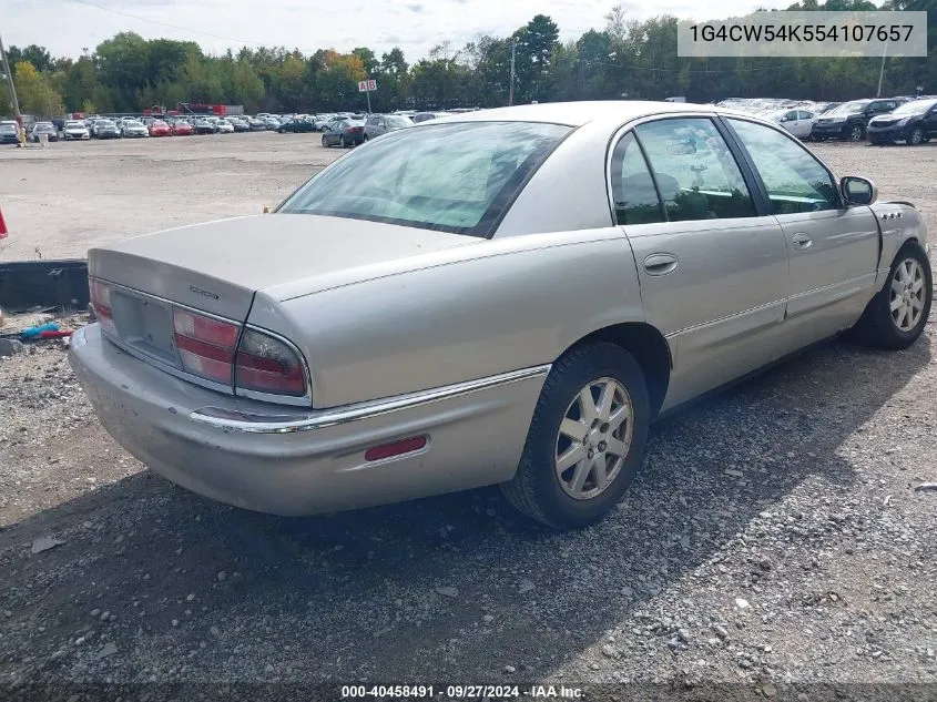 2005 Buick Park Avenue VIN: 1G4CW54K554107657 Lot: 40458491