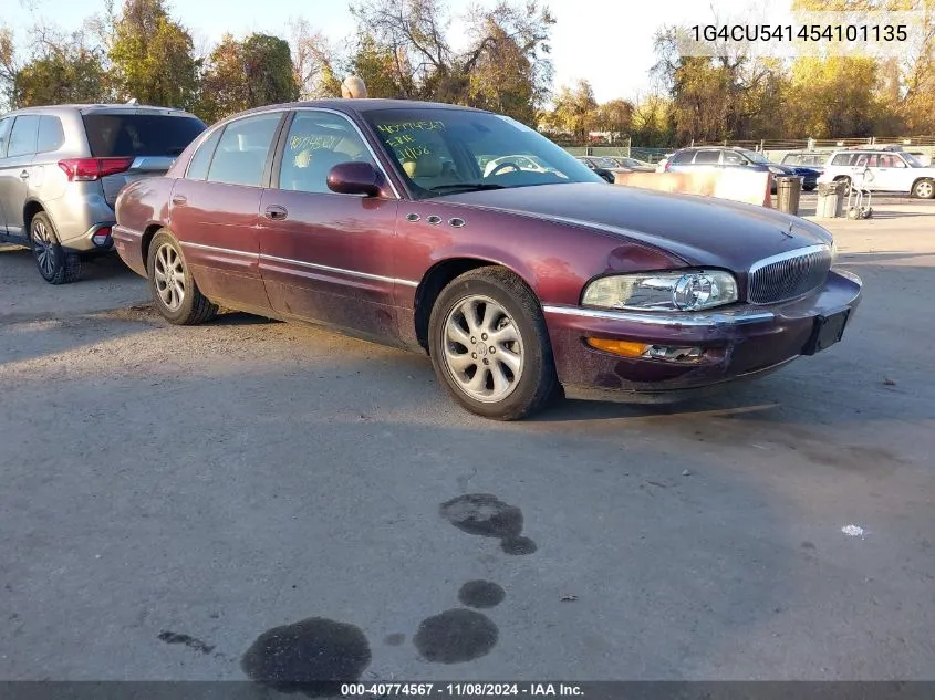 2005 Buick Park Avenue Ultra VIN: 1G4CU541454101135 Lot: 40774567