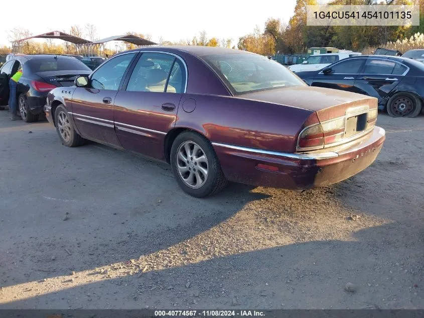 2005 Buick Park Avenue Ultra VIN: 1G4CU541454101135 Lot: 40774567