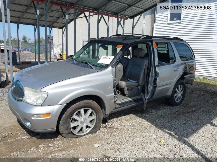 2004 Buick Rainier Cxl Plus VIN: 5GADT13SX42358908 Lot: 40390782