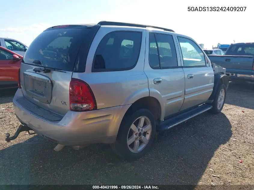 2004 Buick Rainier Cxl Plus VIN: 5GADS13S242409207 Lot: 40431996