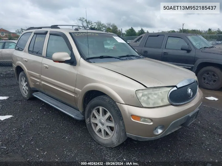 2005 Buick Rainier Cxl VIN: 5GAET13M952185437 Lot: 40242432