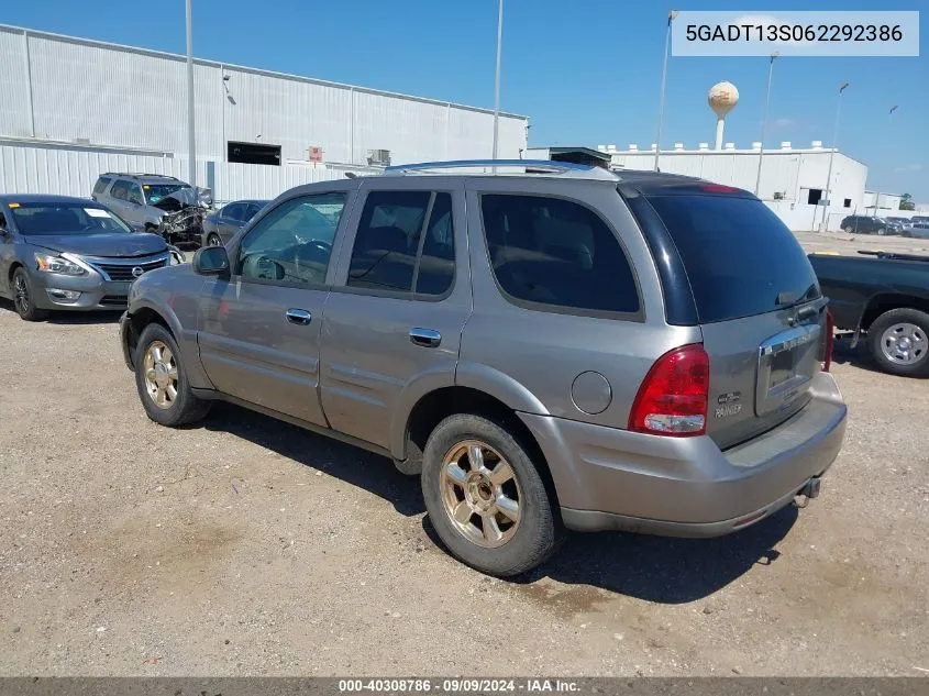 2006 Buick Rainier Cxl VIN: 5GADT13S062292386 Lot: 40308786