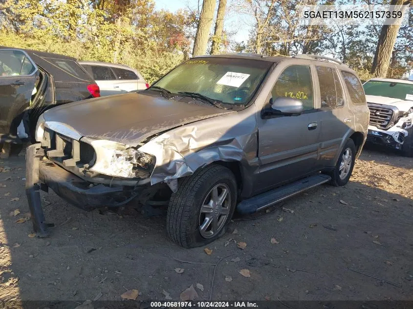 2006 Buick Rainier Cxl VIN: 5GAET13M562157359 Lot: 40681974