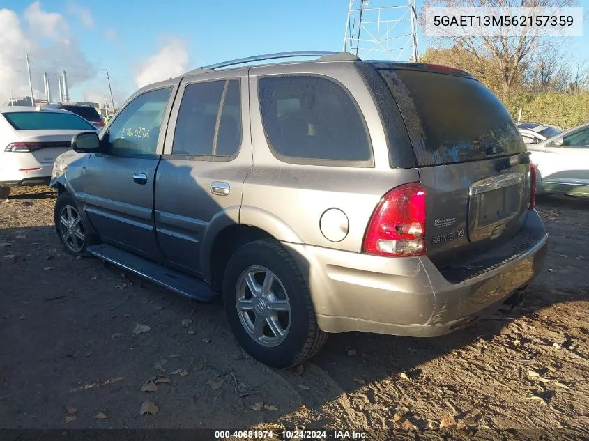 2006 Buick Rainier Cxl VIN: 5GAET13M562157359 Lot: 40681974