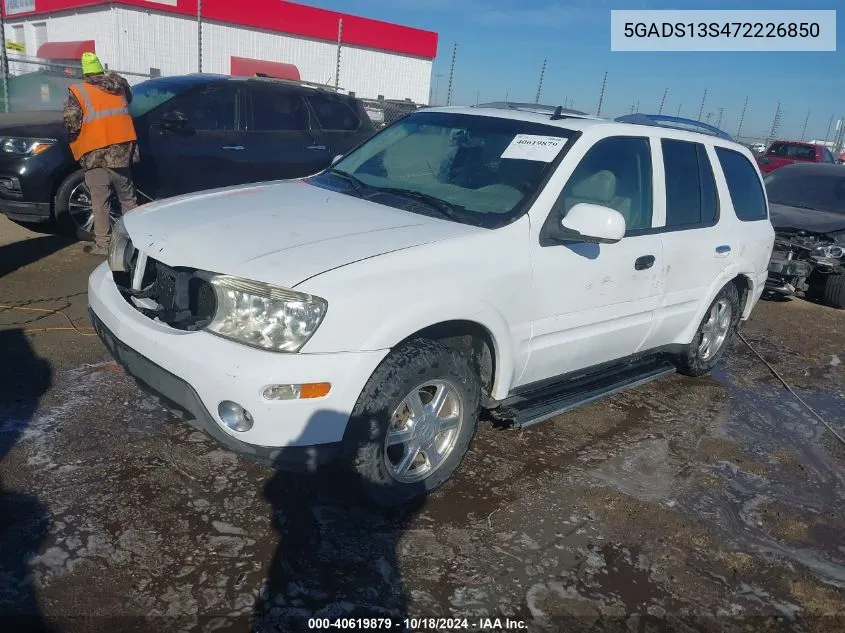 2007 Buick Rainier Cxl VIN: 5GADS13S472226850 Lot: 40619879