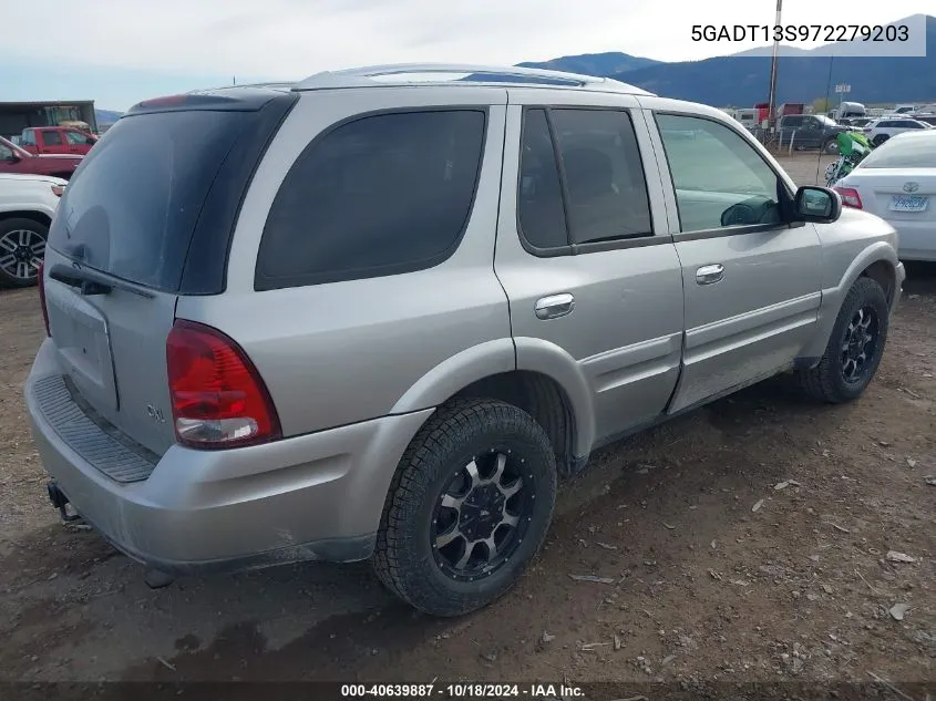 2007 Buick Rainier Cxl VIN: 5GADT13S972279203 Lot: 40639887