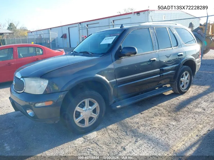 2007 Buick Rainier Cxl VIN: 5GADT13SX72228289 Lot: 40705556