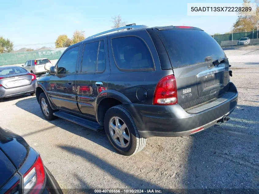 2007 Buick Rainier Cxl VIN: 5GADT13SX72228289 Lot: 40705556