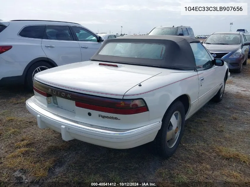 1990 Buick Reatta VIN: 1G4EC33C3LB907656 Lot: 40541412