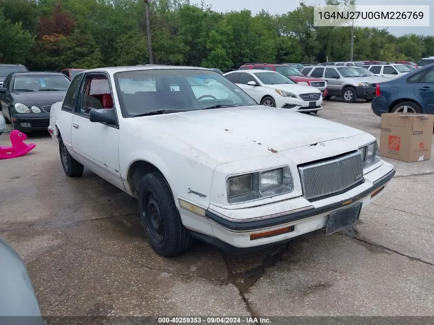 1986 Buick Somerset Custom VIN: 1G4NJ27U0GM226769 Lot: 40259353